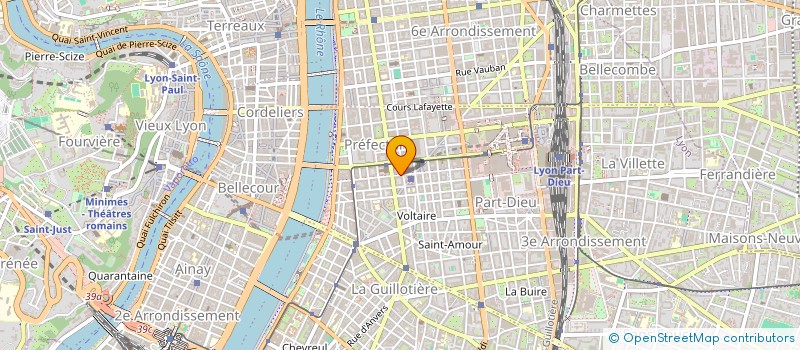 localisation de l'entreprise ATHLETIC ATTIC MARSHALL  LYON 3EME