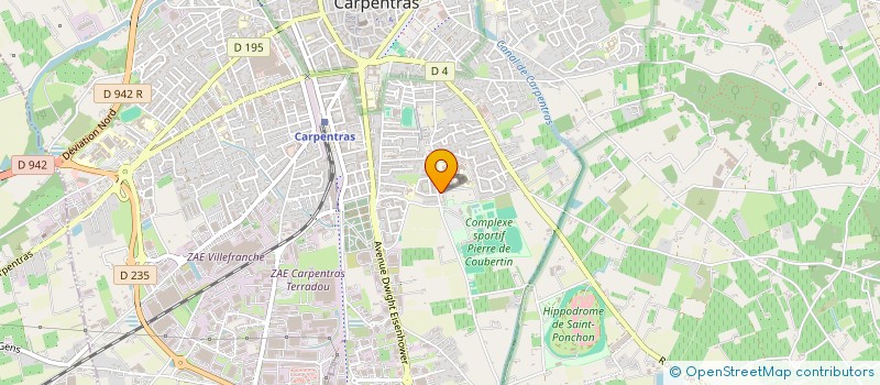 localisation de l'entreprise ATHLETIC BASKET COMTADIN CARPENTRAS à CARPENTRAS