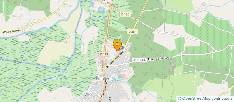 localisation de l'entreprise ATHLETIC BOXING CLUB  ETAULIERS