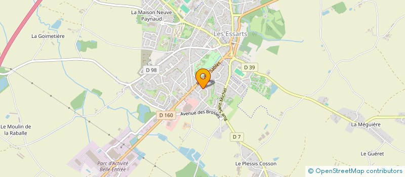 localisation de l'entreprise ATHLETIC CLUB CHANTONNAISIEN à L' OIE