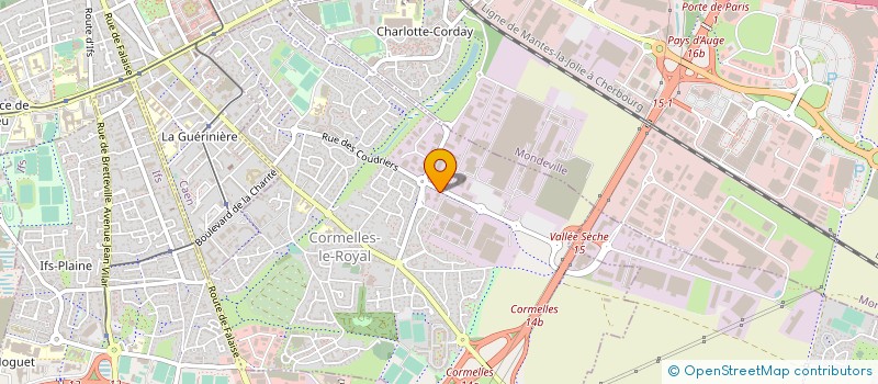 localisation de l'entreprise ATHLETIC CLUB CORMELLES STELLANTIS CAEN  CORMELLES-LE-ROYAL