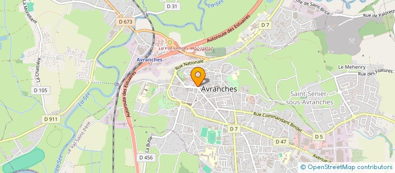 localisation de l'entreprise ATHLETIC CLUB D'AVRANCHES  AVRANCHES