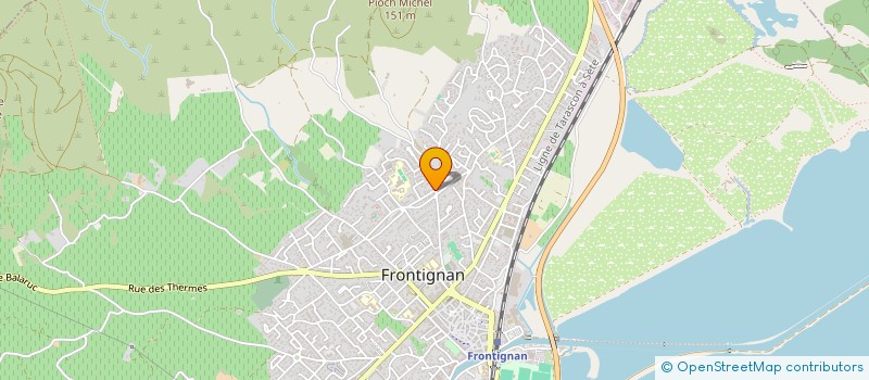 localisation de l'entreprise ATHLETIC CLUB DE FRONTIGNAN à FRONTIGNAN