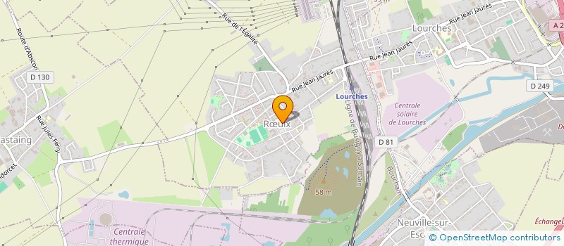 localisation de l'entreprise ATHLETIC CLUB DE ROEULX à RŒULX