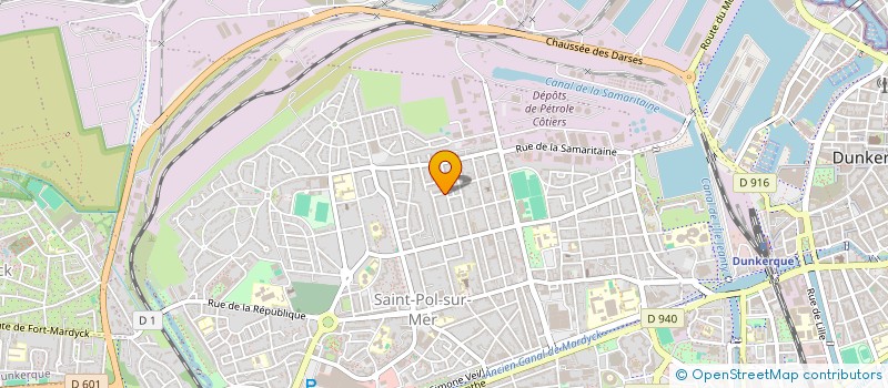 localisation de l'entreprise ATHLETIC CLUB DE SPYCKER à DUNKERQUE