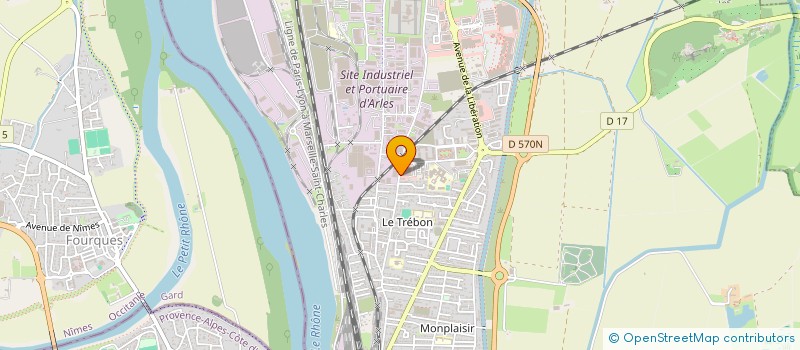 localisation de l'entreprise ATHLETIC CLUB FIT ARLESIEN à ARLES