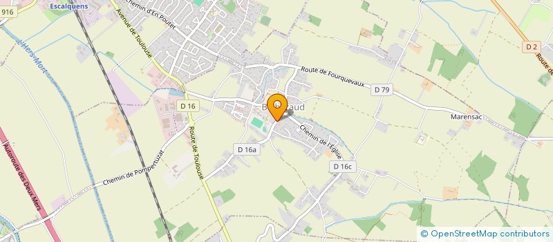 localisation de l'entreprise ATHLETIC CLUB LABASTIDE BEAUVOIR  LABASTIDE-BEAUVOIR