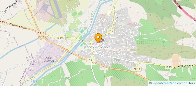 localisation de l'entreprise ATHLETIC CLUB LANCONNAIS  LANCON-PROVENCE