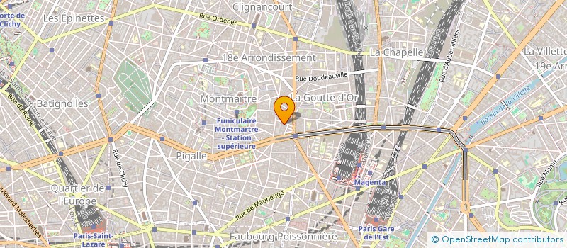 localisation de l'entreprise ATHLETIC CLUB LES MOUSTIQUES  PARIS