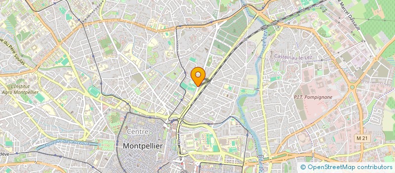localisation de l'entreprise ATHLETIC CLUB PIERRE ROUGE à MONTPELLIER
