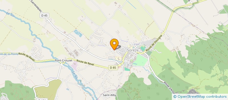 localisation de l'entreprise ATHLETIC CLUB SOREZIEN  SOREZE