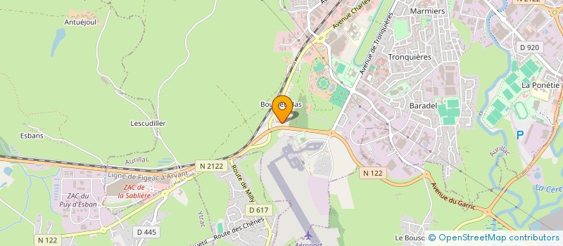 localisation de l'entreprise ATHLETIC CLUB VELOCIPEDIQUE AURILLACOIS à AURILLAC