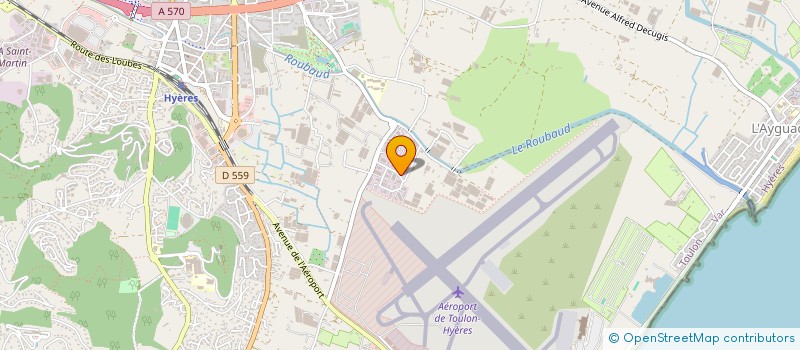 localisation de l'entreprise ATHLETIC FIT à HYERES