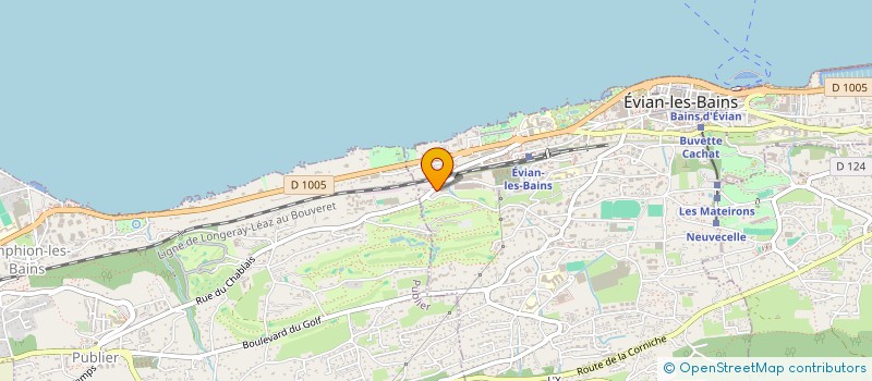 localisation de l'entreprise ATHLETIC LEMOUV  EVIAN-LES-BAINS