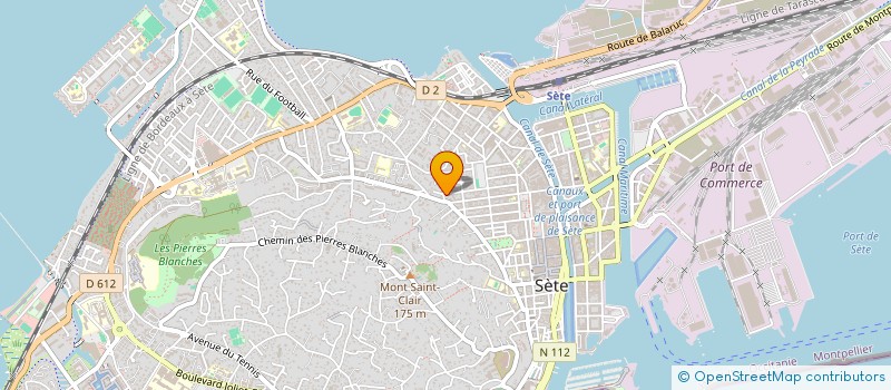 localisation de l'entreprise ATHLETIC PERSONNEL MASSAGE  SETE