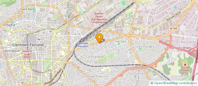 localisation de l'entreprise ATHLETIC REHAB  CLERMONT-FERRAND