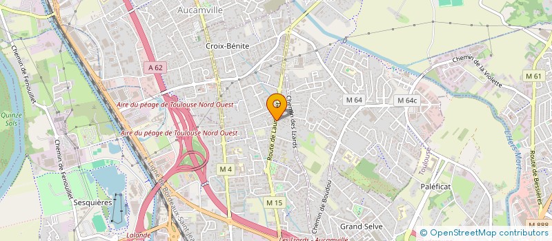 localisation de l'entreprise ATHLETIC ROOM INVEST  TOULOUSE