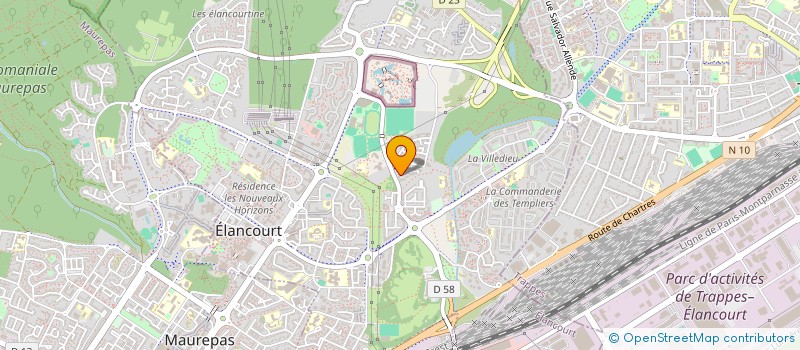 localisation de l'entreprise ATHLETIC RUN à ELANCOURT