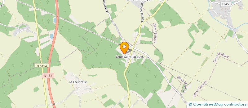 localisation de l'entreprise ATHLETIC VALLEE D'AVRE  LA MADELEINE-DE-NONANCOURT