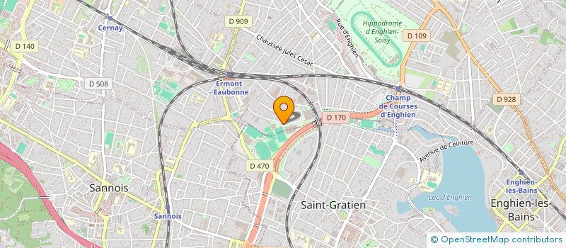 localisation de l'entreprise ATHLETICA à EAUBONNE