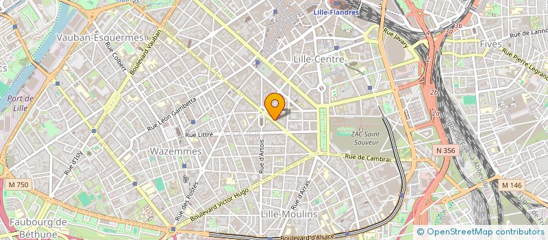localisation de l'entreprise ATHLETICO CAR à LILLE