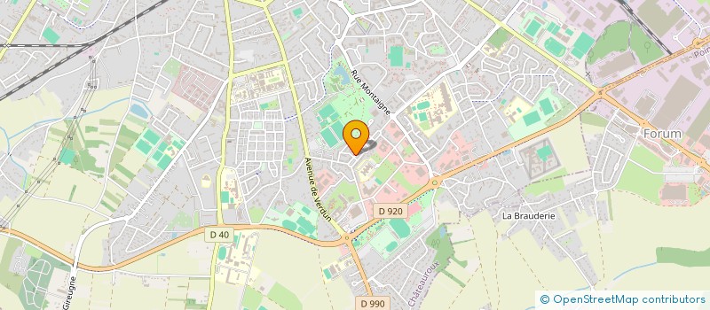 localisation de l'entreprise ATHLETICO CHATEAUROUX  CHATEAUROUX