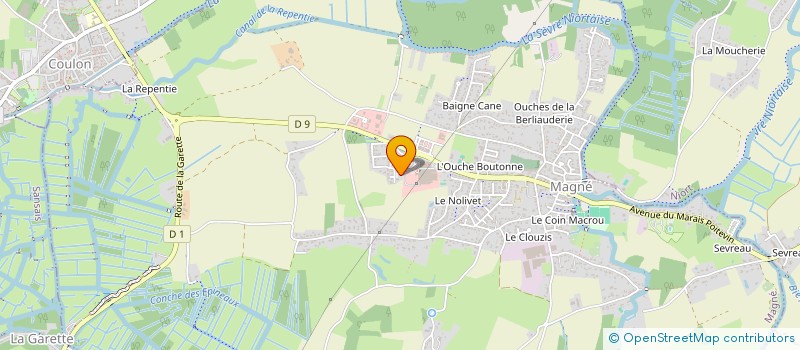 localisation de l'entreprise ATHLETICS FAUTEUIL  MAGNE