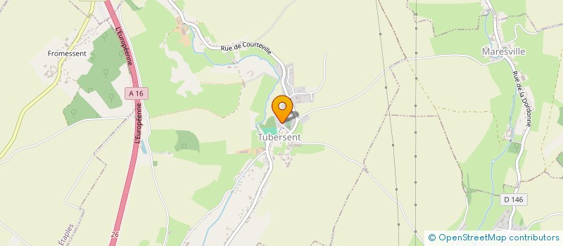 localisation de l'entreprise ATHLETIQUE CLUB DE TUBERSENT (A.C.T.)  TUBERSENT