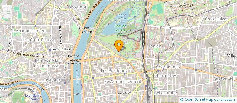 localisation de l'entreprise ATHLETISME AVENIR A LYON  LYON 6EME