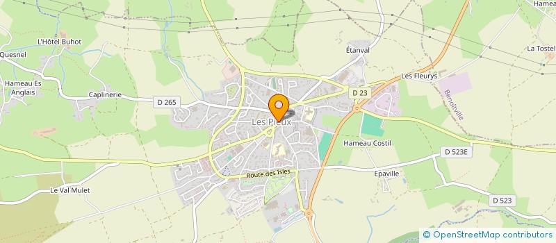 localisation de l'entreprise ATHLETISME LES PIEUX  LES PIEUX