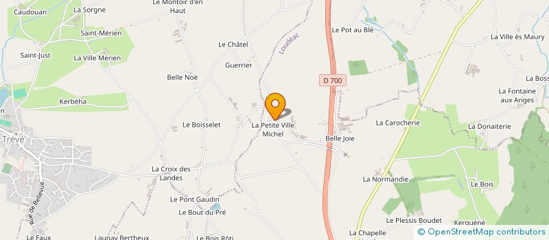 localisation de l'entreprise ATHLETISME LOUDEAC à LOUDEAC