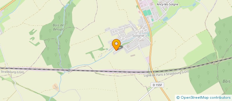 localisation de l'entreprise ATHLETISME SUD MESSIN  SOLGNE