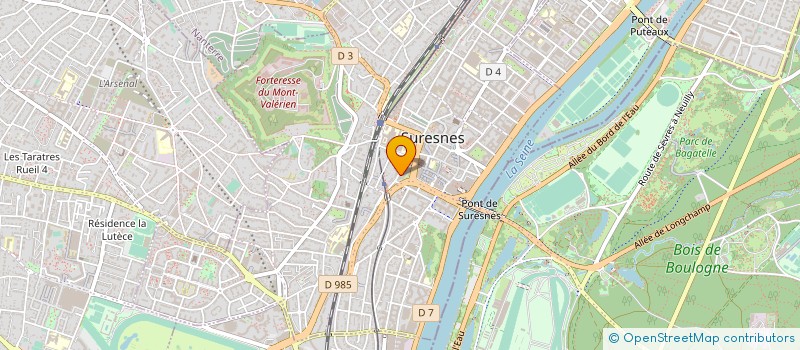 localisation de l'entreprise ATHLEVASION à SURESNES