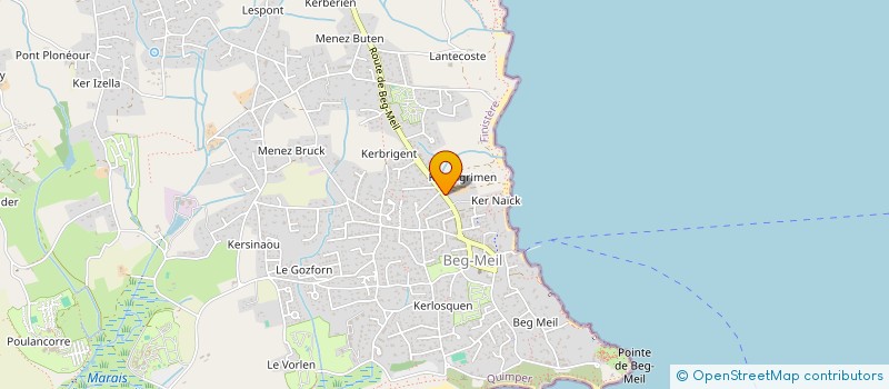 localisation de l'entreprise ATHLIMA  FOUESNANT