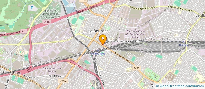 localisation de l'entreprise ATHLON CAR LEASE à LE BOURGET