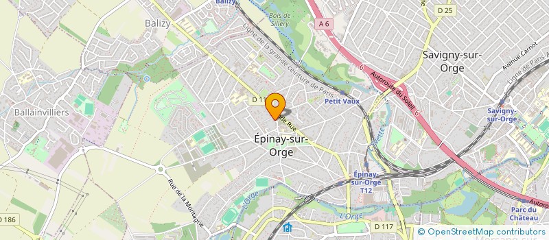 localisation de l'entreprise ATHLOS à EPINAY-SUR-ORGE