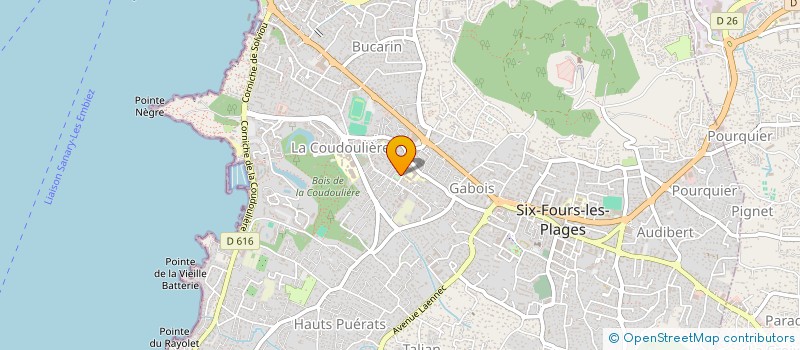 localisation de l'entreprise ATHM'EAU PUR à SIX-FOURS-LES-PLAGES