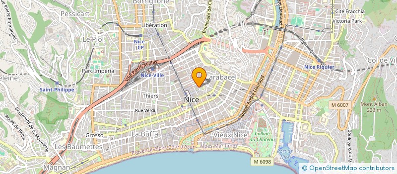 localisation de l'entreprise ATHOLDING  NICE