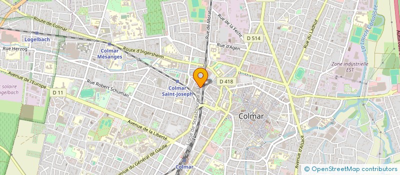 localisation de l'entreprise ATHOMBIKE à COLMAR