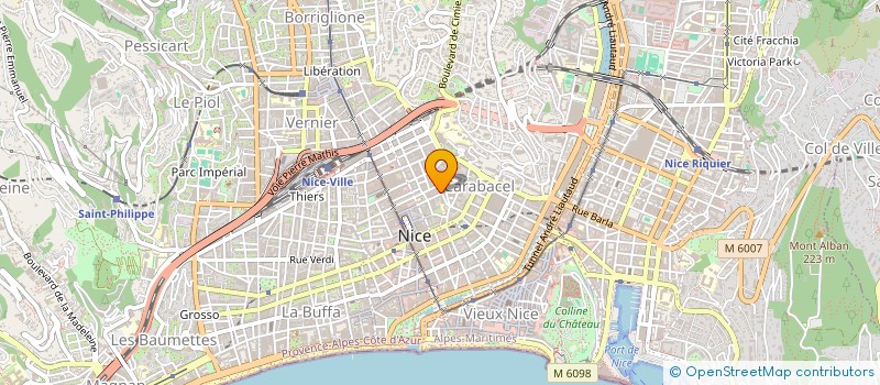 localisation de l'entreprise ATHOME  NICE