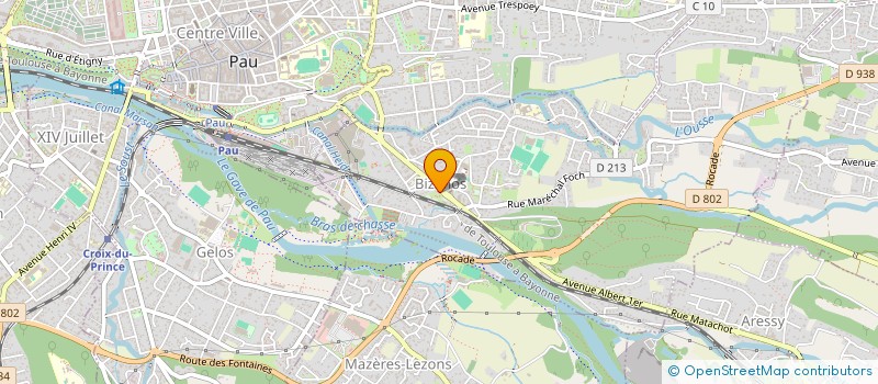 localisation de l'entreprise ATHOME à BIZANOS