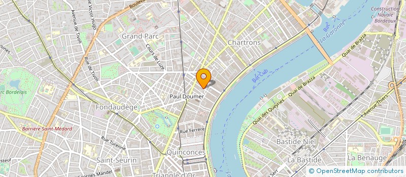 localisation de l'entreprise ATHOME à BORDEAUX