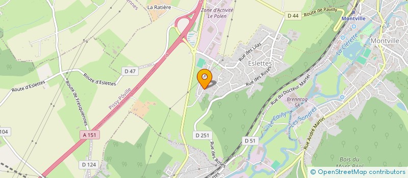 localisation de l'entreprise ATHOME à ESLETTES