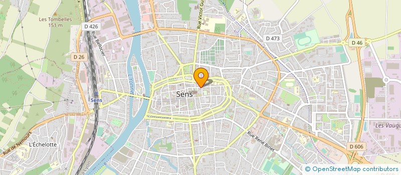 localisation de l'entreprise ATHOME INK TATTOO SHOP  SENS