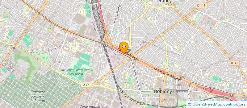 localisation de l'entreprise ATHOMELEC à BOBIGNY
