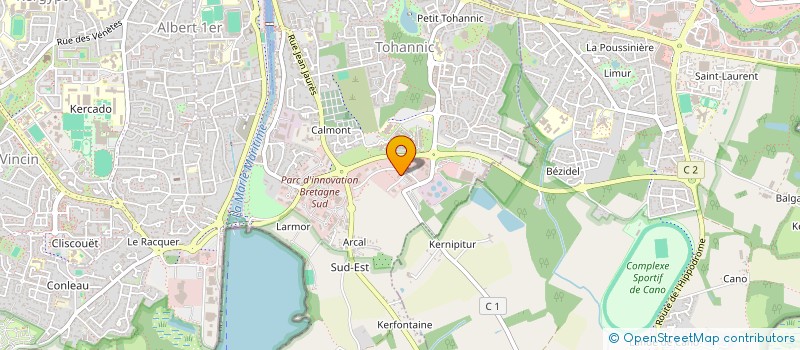 localisation de l'entreprise ATHOMME à VANNES