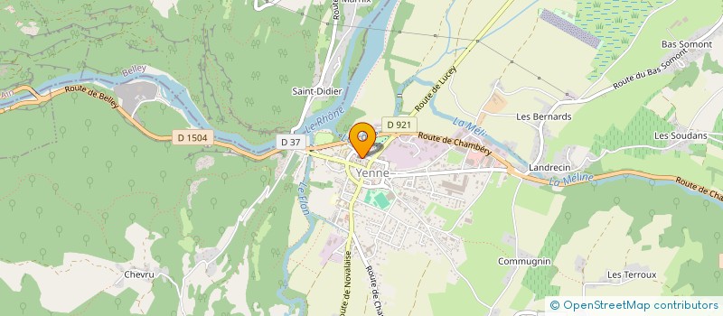 localisation de l'entreprise ATHOR  YENNE