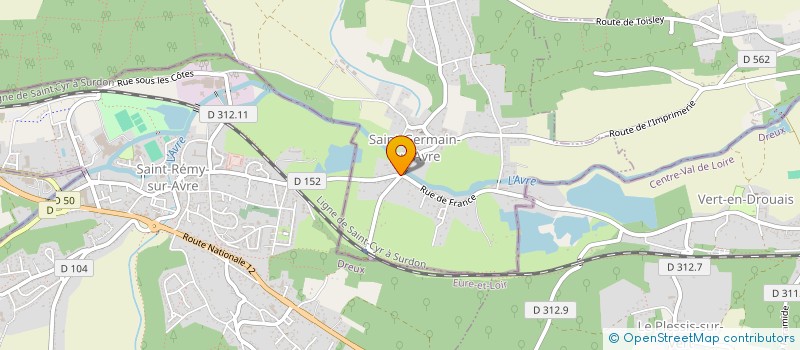 localisation de l'entreprise ATHOS  NONANCOURT