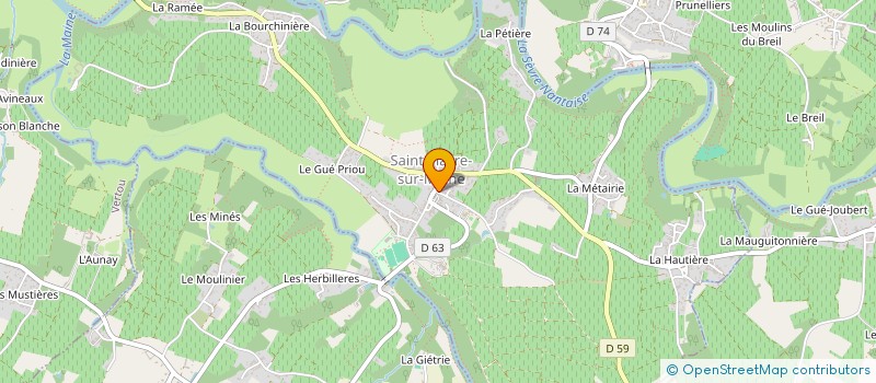 localisation de l'entreprise ATHOS  SAINT-FIACRE-SUR-MAINE