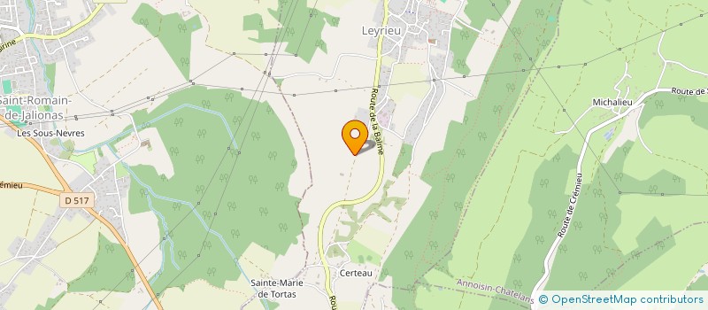 localisation de l'entreprise ATHOS  LEYRIEU